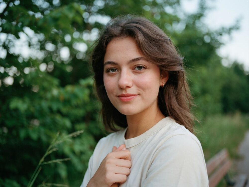 luźny kucyk na co dzień