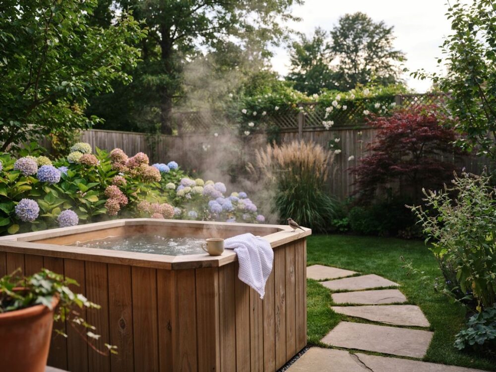 wanna SPA w ogrodzie