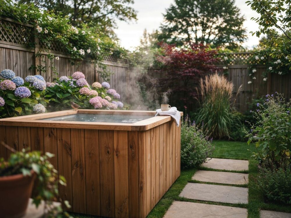zrelaksowana osoba w wannie SPA